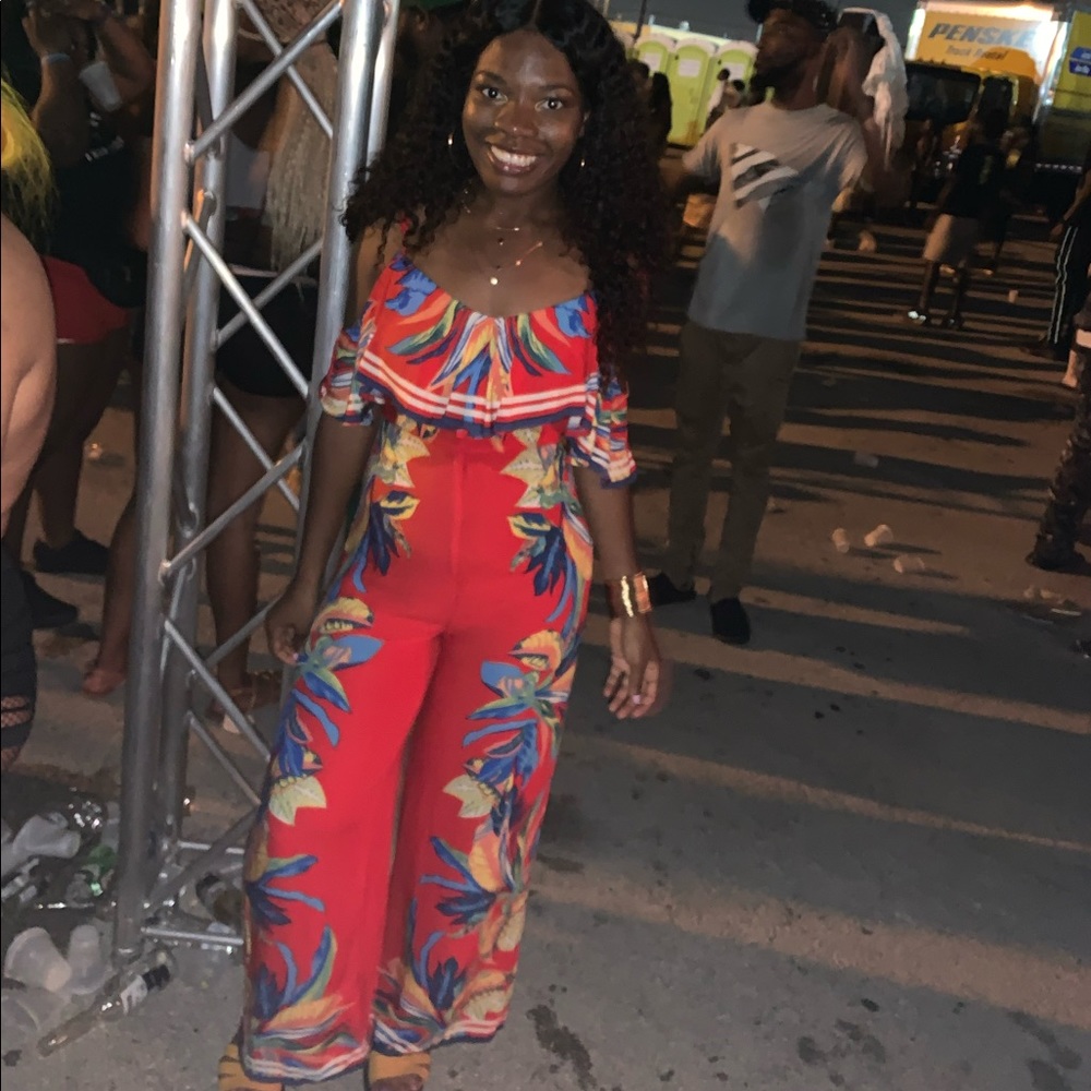 Bright Floral Jumpsuit